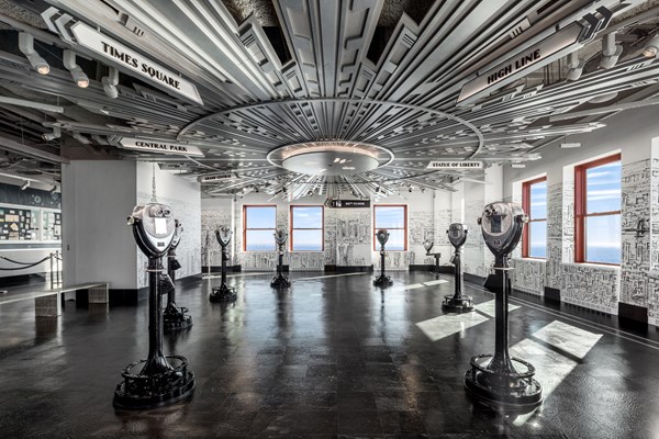 The new 80th Floor at the Empire State Building 