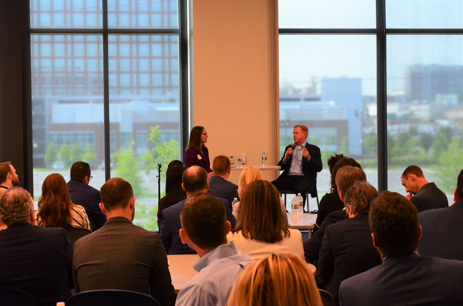 hewins-Q&A-AWIN-event-paul-and-nicole-at-AWIN