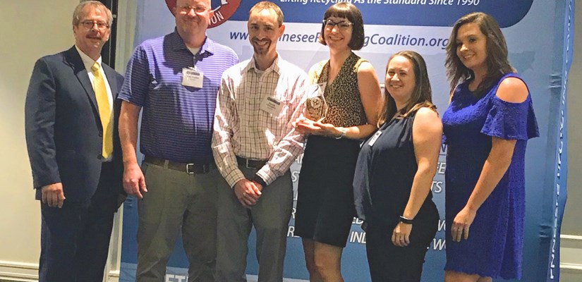 The Cordell Hull project team at the TN Recycling Coalition Awards The Cordell Hull project team at the TN Recycling Coalition Awards