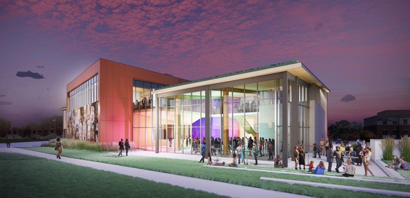 Rendering of Cincinnati Public Radio Headquarters Rendering of Cincinnati Public Radio Headquarters